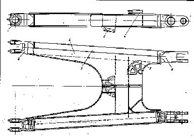 Секция стрелы ЭКГ-8и нижняя 3519.55.01.000 сб