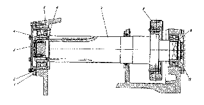 Вал редуктора хода ЭКГ-8и ЭКГ-10 3519.05.10.400