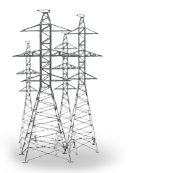Опоры ЛЭП, мачты, в том числе не стандартные сварные